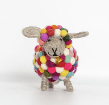 Felt Sheep (15x25cm) - Rokhu Shop